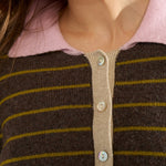 Jersey NÜMPH Lucinda Stripe Black Coffee - imagen oficial 6