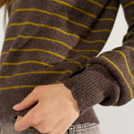 Jersey NÜMPH Lucinda Stripe Black Coffee - imagen oficial 5