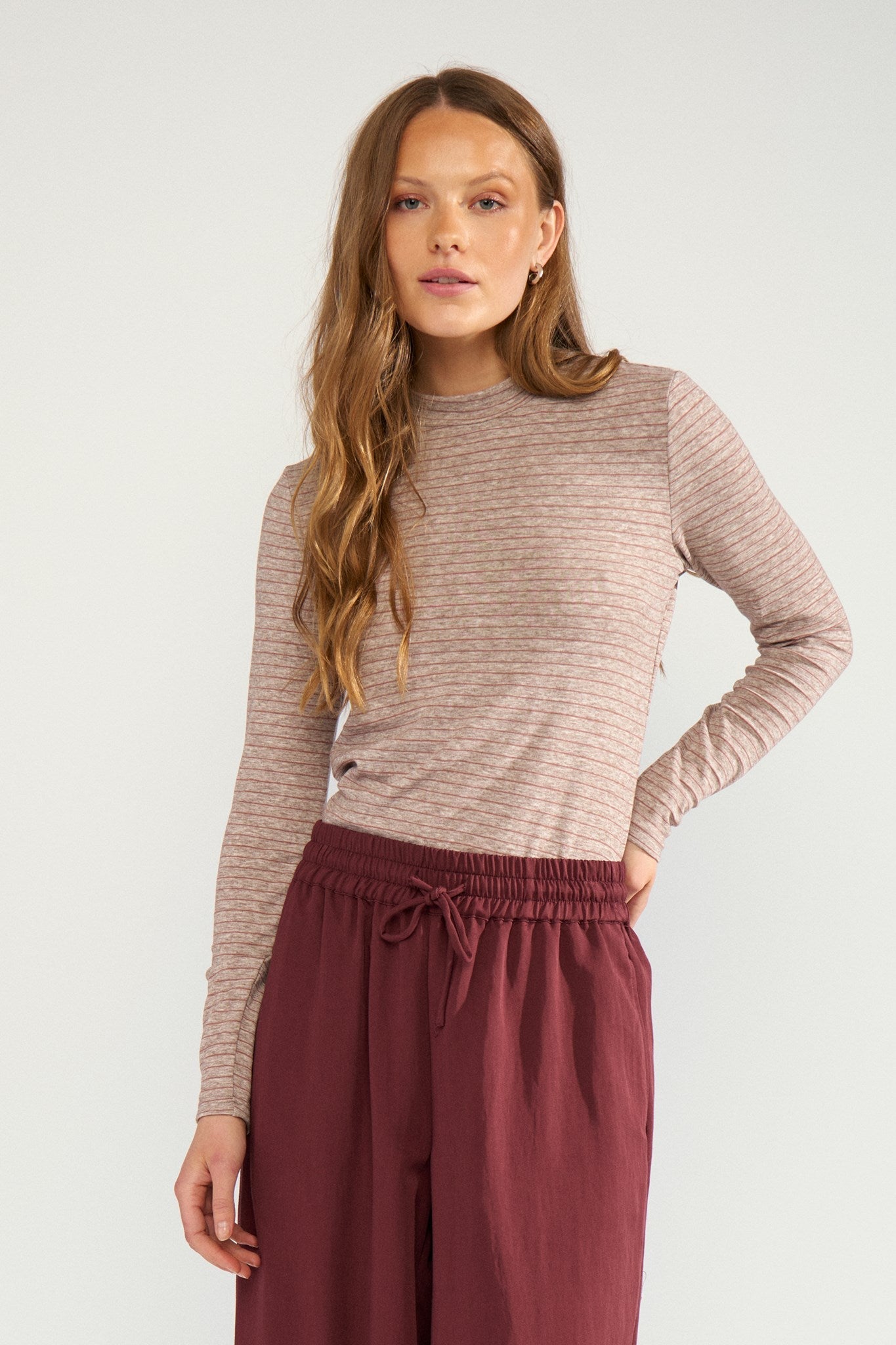 Blusa NÜMPH Lanis Gray Morn Melange - imagen oficial 1