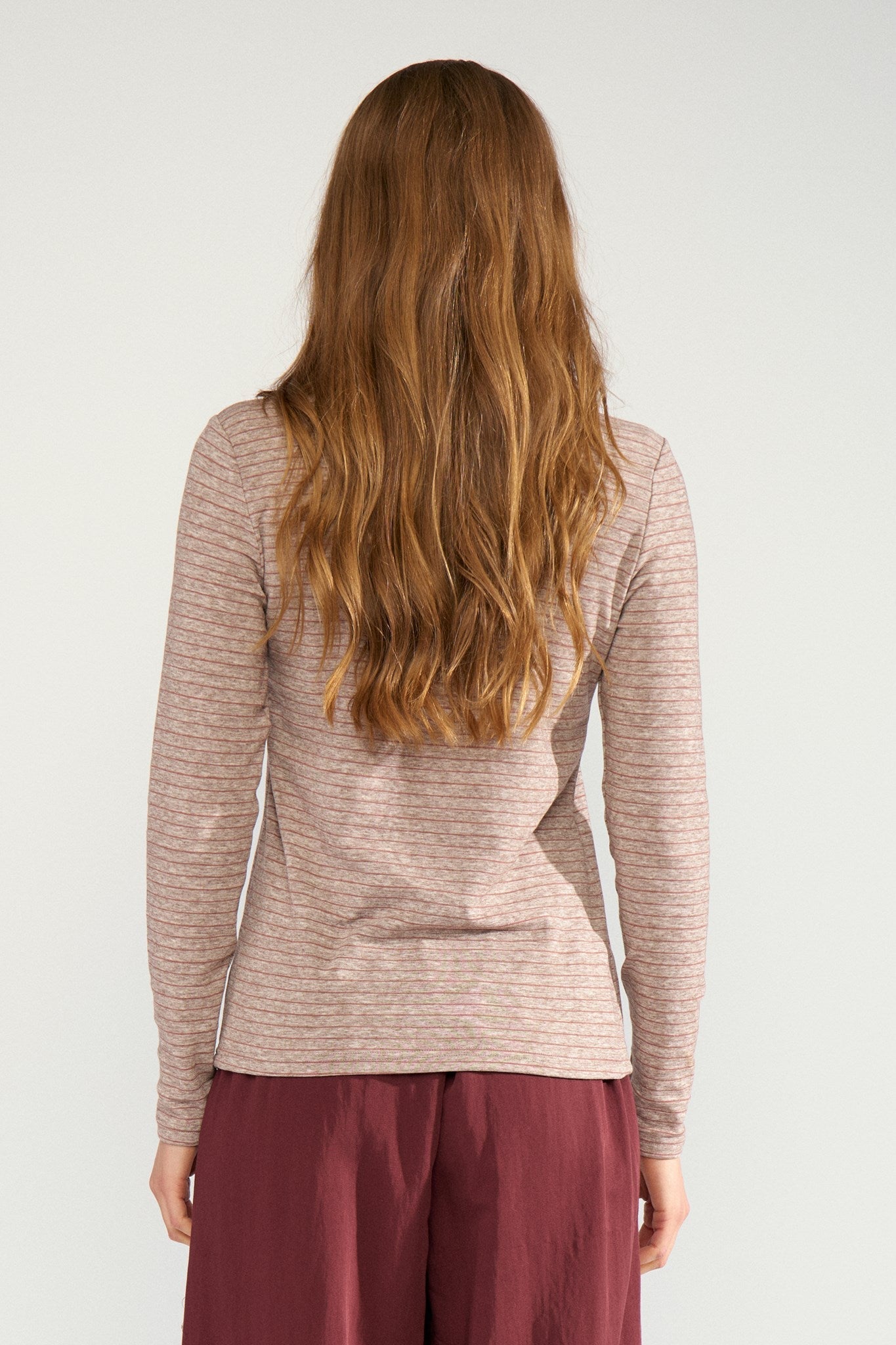 Blusa NÜMPH Lanis Gray Morn Melange - imagen oficial 4