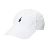 POLO RALPH LAUREN White Cap with Cotton Fabric Visor