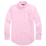 Camisa POLO RALPH LAUREN Lino Custom Slim Pink