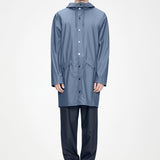 Chubasquero RAINS Unisex Long Jacket Blue Dusk