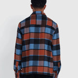 Sobrecamisa FARAH Fulbright de Cuadros Para Blue