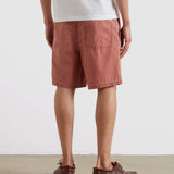Pantalón corto FARAH Swinton Drawstring Herringbone Dusty Red