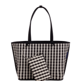Bolso Tote BAGGU Large Nylon Reversible Black Mix