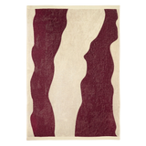 OAS Burgundy Bone Towel