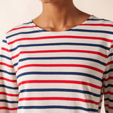 Camiseta SAINT JAMES Marinera de Rayas Minquidame Tricolor