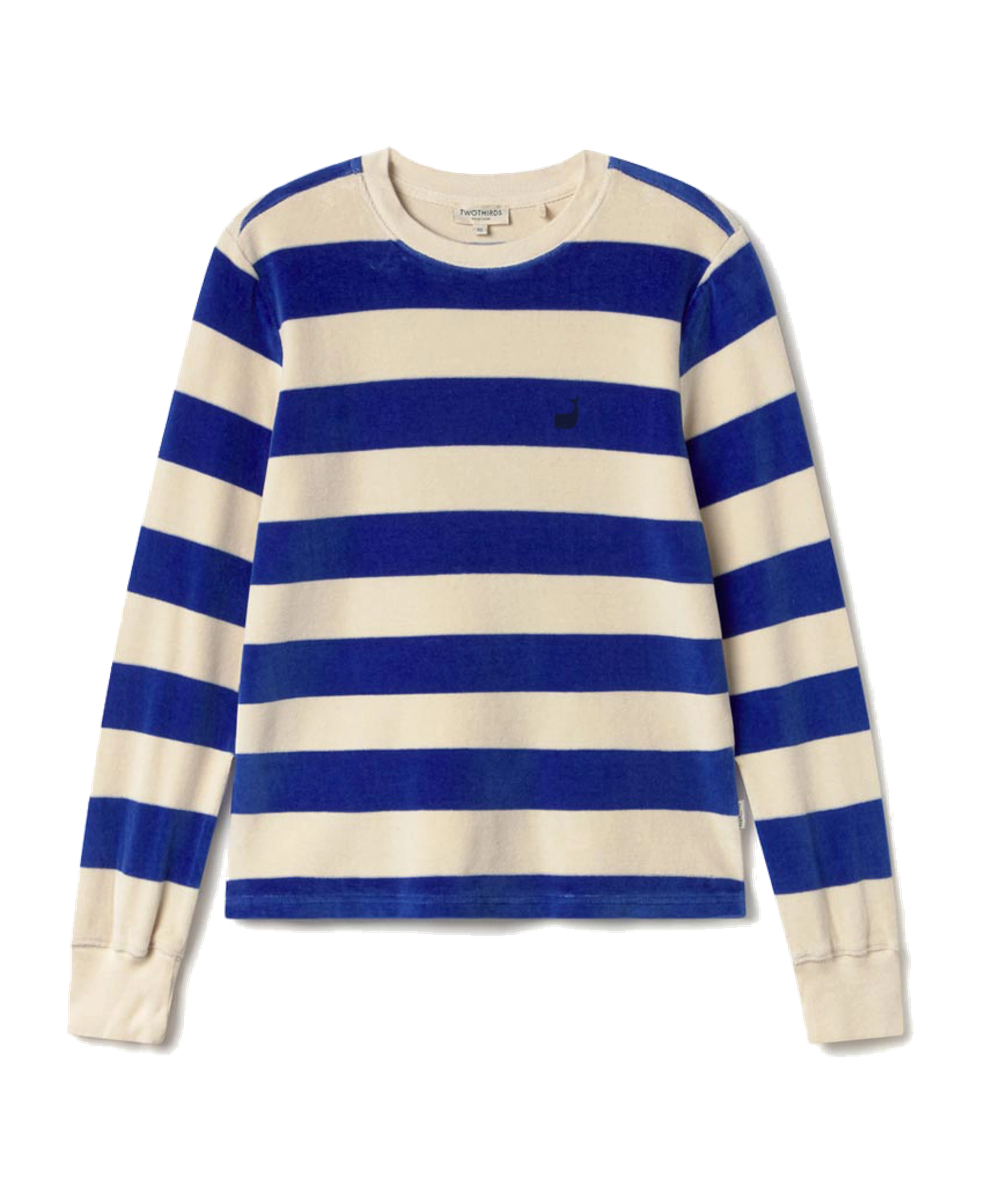 Sudadera TWOTHIRDS Hawi Ultramarine Stripes - vista trasera