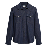 Camisa LEVI'S® Estándar Western Barstow Red Cast Rinse Marbled