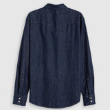Camisa LEVI'S® Estándar Western Barstow Red Cast Rinse Marbled
