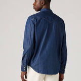 Camisa LEVI'S® Estándar Western Barstow Red Cast Rinse Marbled