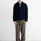 Polo EDMMOND Unconventional Zip Navy