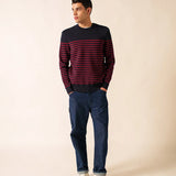 Jersey SAINT JAMES Binic Navy / Medoc