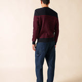 Jersey SAINT JAMES Binic Navy / Medoc