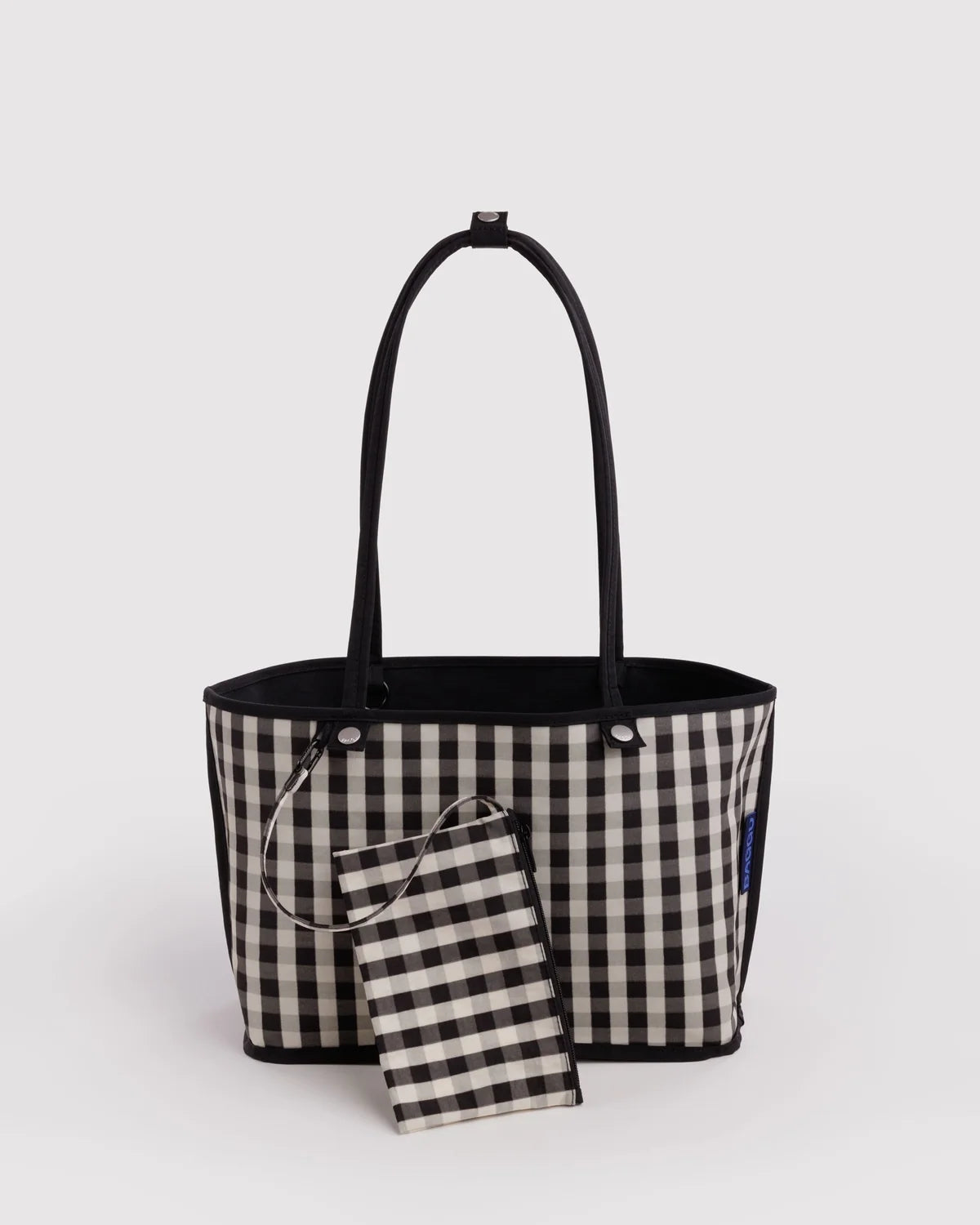 Bolso Tote BAGGU Medium Nylon Reversible Black Mix