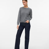Jersey VERO MODA Wonderful Medium Grey Melange / Birch