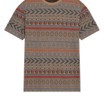 Camiseta Anerkjendt Akkikki Jacquard Incense - ECRU