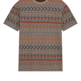 Camiseta Anerkjendt Akkikki Jacquard Incense - ECRU