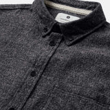 Camisa ANERKJENDT Akkonrad Brushed Shirt Caviar