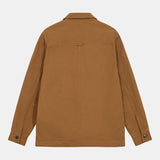 ANERKJENDT Akoscar Twill Goldbraunes Überhemd