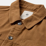 ANERKJENDT Akoscar Twill Goldbraunes Überhemd