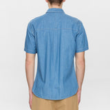 Camisa ANERKJENDT Aktheshirt Chambray Medium Blue Denim