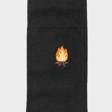Calcetines DEDICATED Sigtuna Camp Fire - Negro - vista oficial 2