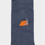 Calcetines DEDICATED Sigtuna Tent - Ombre Blue - vista oficial 2