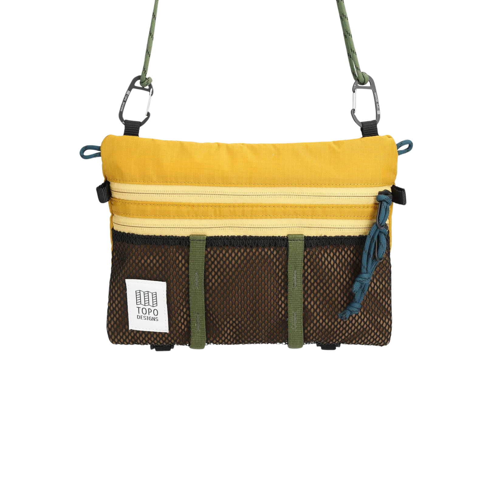 Bandolera Topo Designs Mountain Accesory Shoulder Bag Mustard