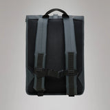 RAINS Rolltop Rucksack Schwarzer Rucksack