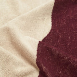 OAS Burgundy Bone Towel