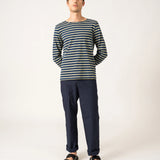 SAINT JAMES Unisex T-Shirt Minquiers Marine Amandier