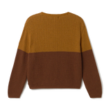 Jersey TWOTHIRDS Teresa Bicolour Terracotta - vista trasera