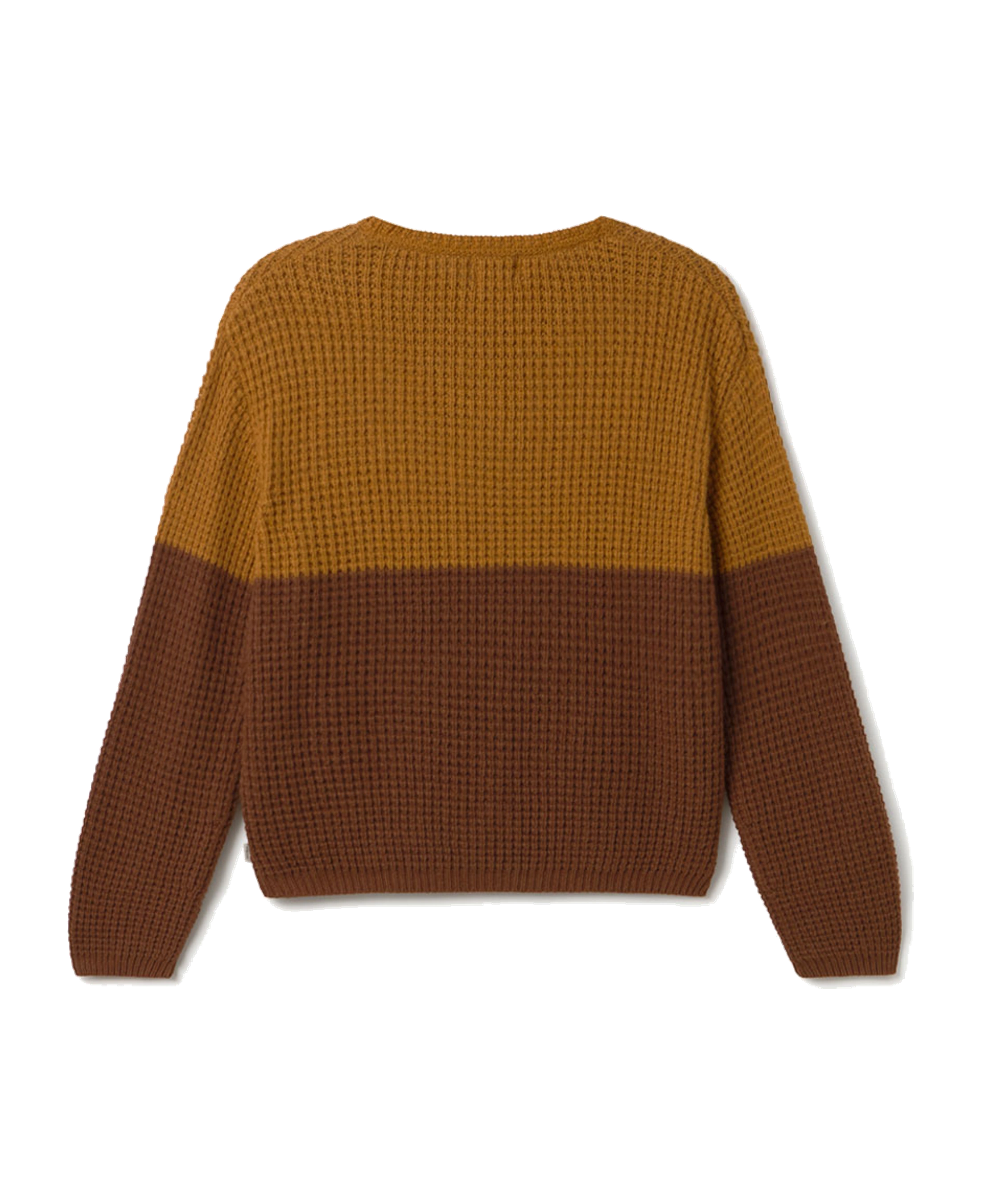 Jersey TWOTHIRDS Teresa Bicolour Terracotta - vista trasera