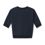 Sudadera TWOTHIRDS Faial Diplomatic Navy Stripes - vista trasera
