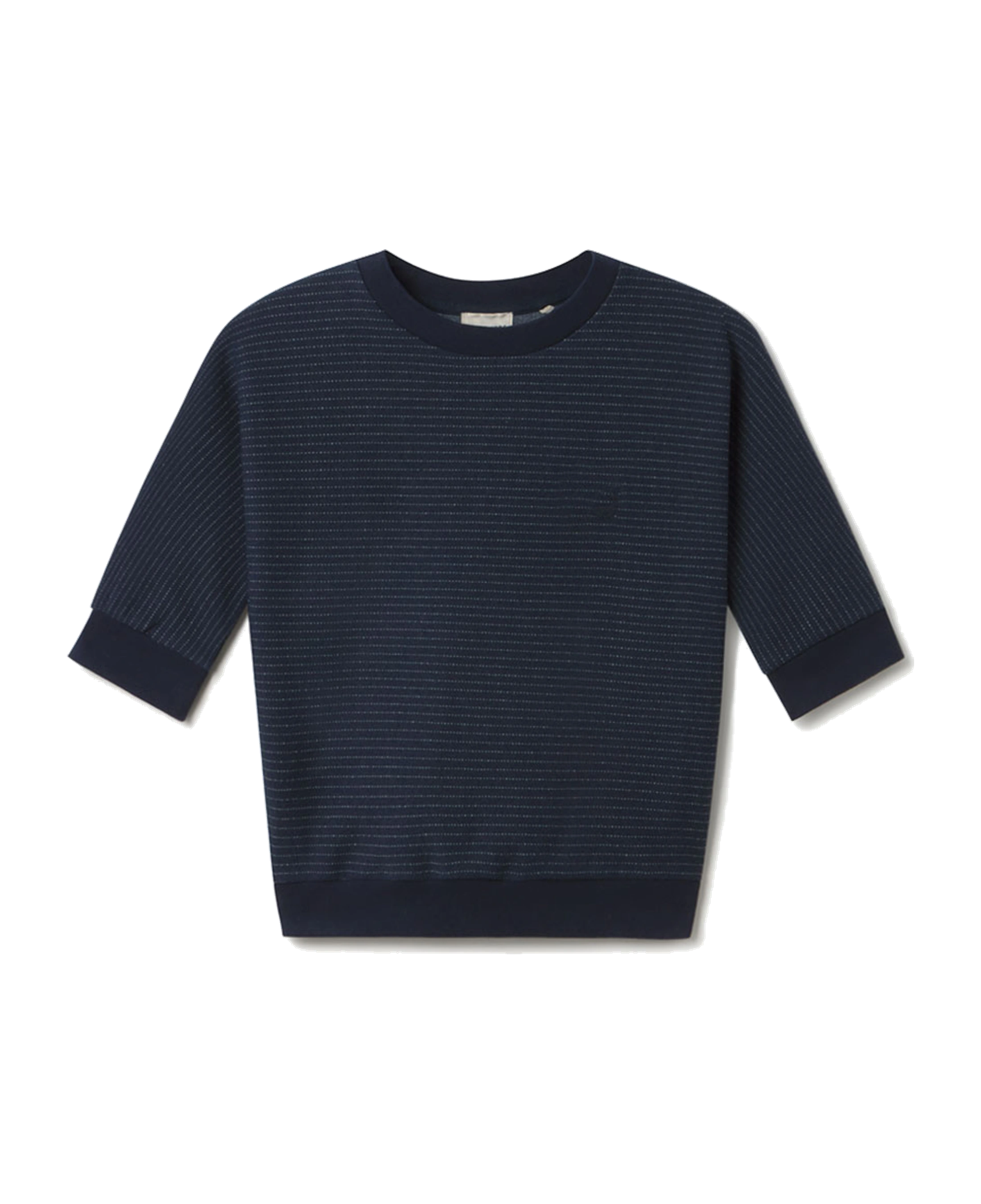 Sudadera TWOTHIRDS Faial Diplomatic Navy Stripes - vista frontal