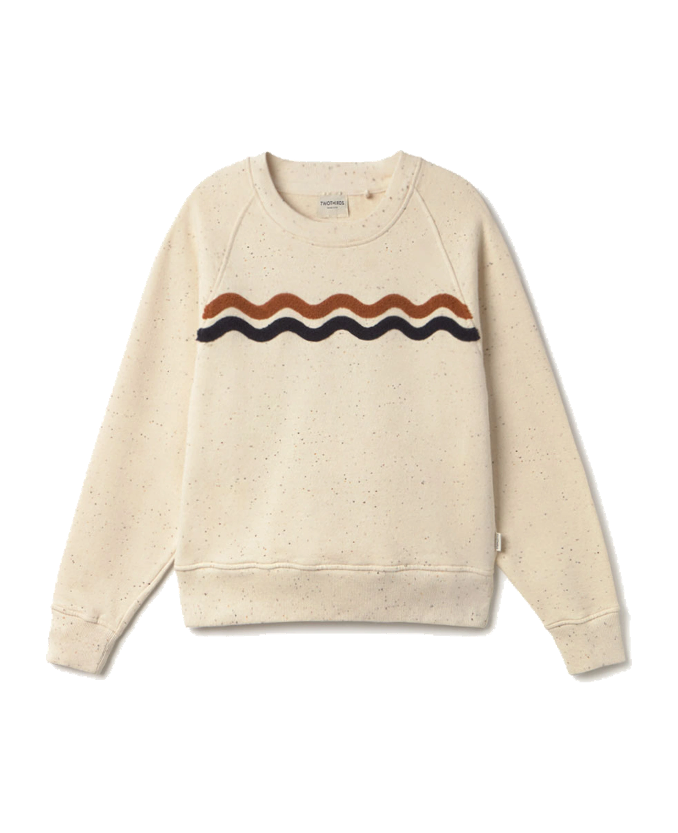 Sudadera TWOTHIRDS Fassol Ecru Neps - vista frontal