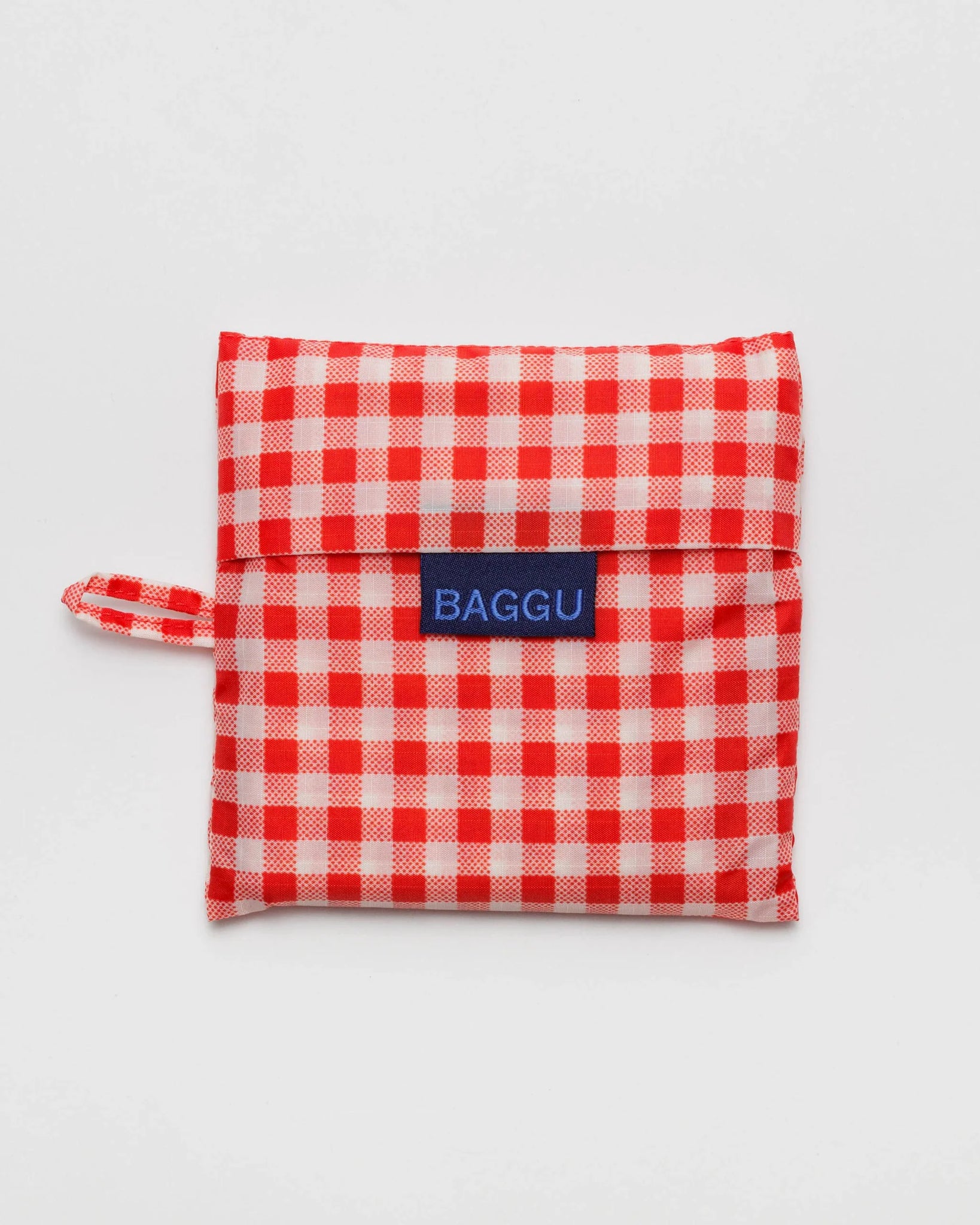 Red Gingham Recycled Standard Baggu Bag
