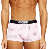 Pack de 3 Calzoncillos DIESEL Boxers Damien D-Box Negro Blanco