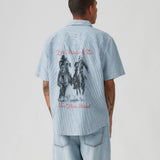 Levi's® Relaxed Western Virginia City Railroad Light Wash Shirt 