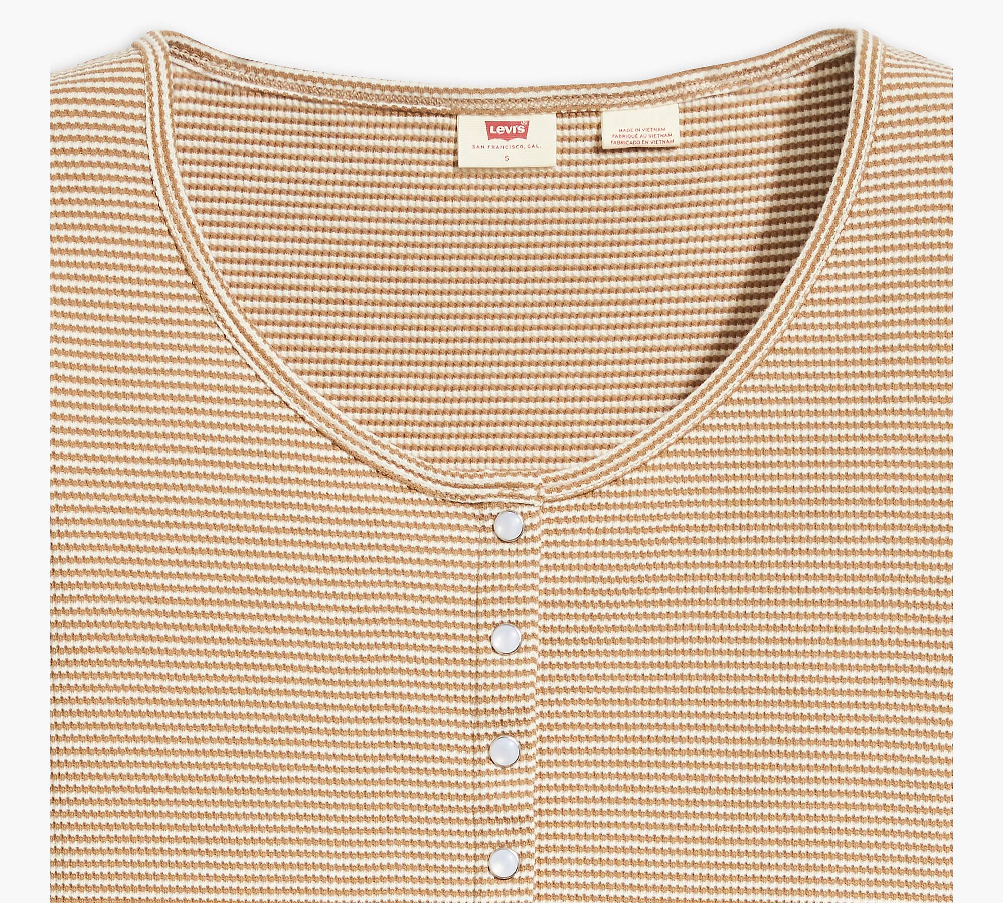 Levi's® Dry Goods Waffle Button-Up Blouse