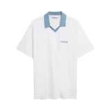 ARMEDANGELS Aadru Retro Light Oatmilk Pigment Blue Polo