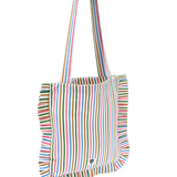Bolso SUGARHILL Monica Frill Multi, Colourful Canvas Stripe