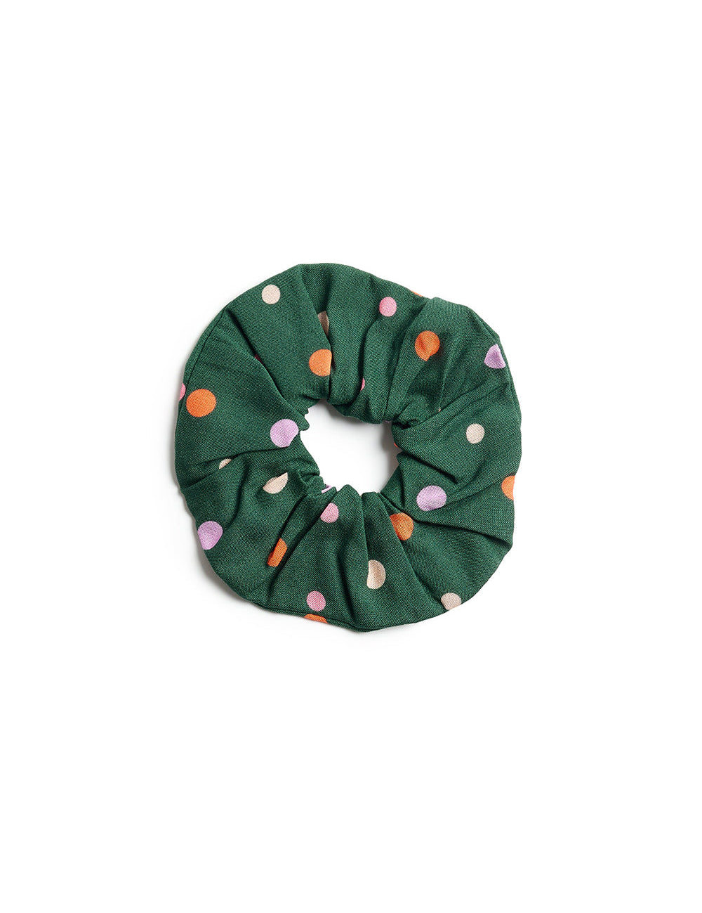 Coletero SUGARHILL Dark Green Dots — vista frontal del producto