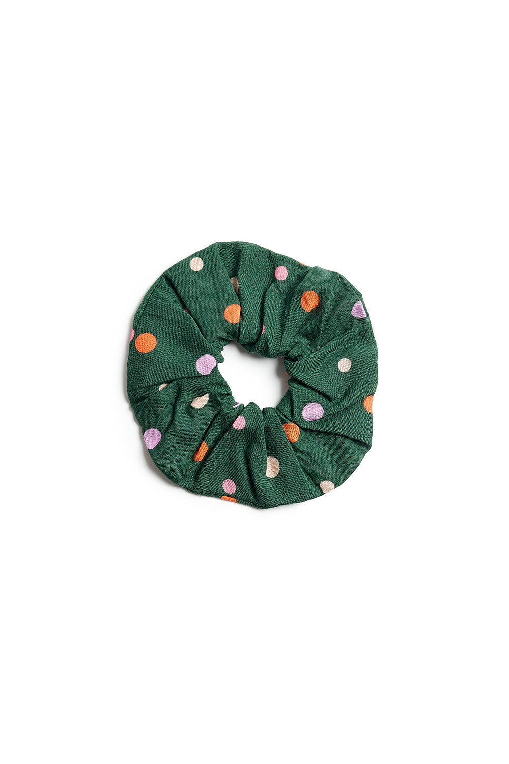 Coletero SUGARHILL Dark Green Dots — vista frontal del producto