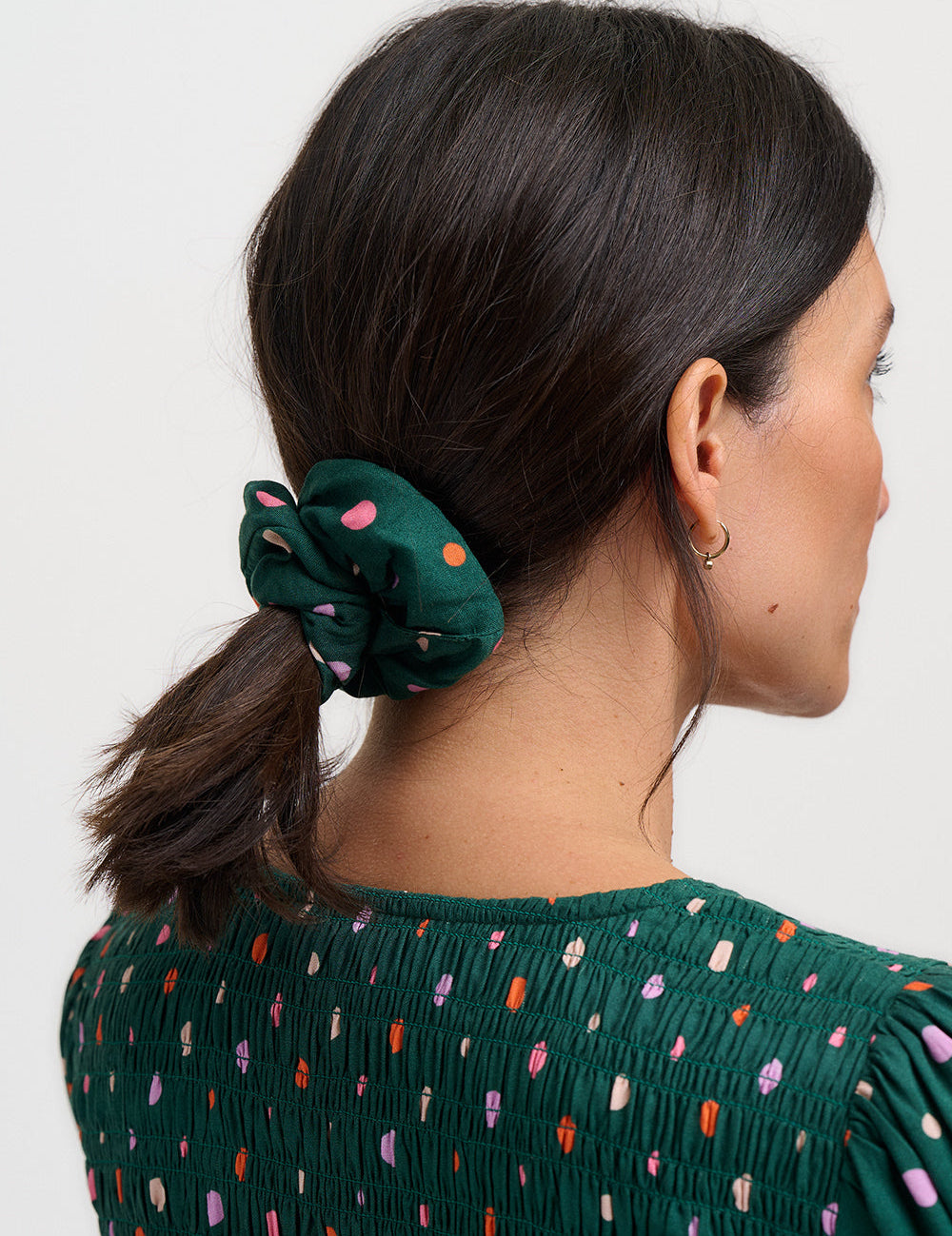 Coletero SUGARHILL Dark Green Dots — vista 2