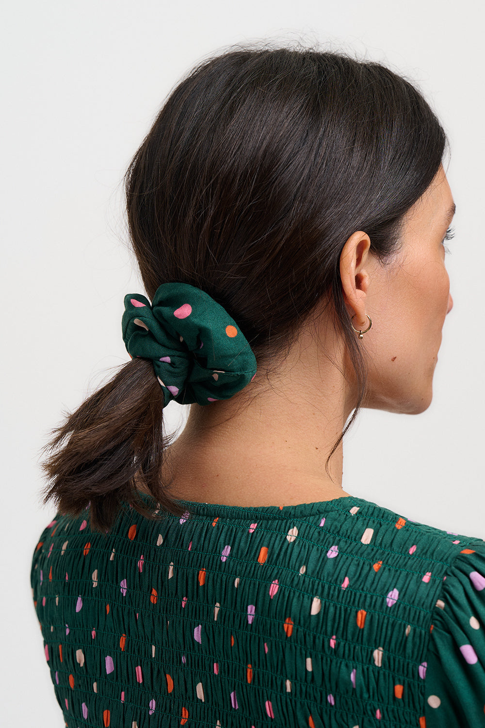 Coletero SUGARHILL Dark Green Dots — vista 2