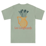 LATITUDE FIRE Longboards Salbei T-Shirt