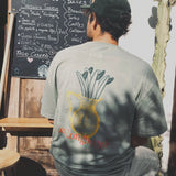 LATITUDE FIRE Longboards Salbei T-Shirt